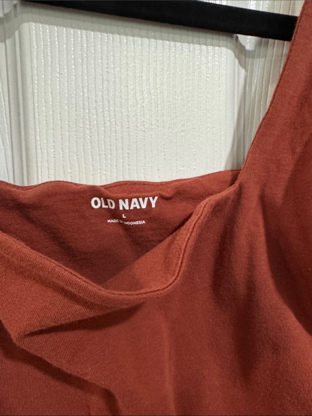 Old Navy Rust Red Sleeveless Bodysuit - Picture 2 of 5